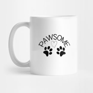 COOL PAWSOME PAW PRINT DESIGN DOG CAT PET LOVERS Mug